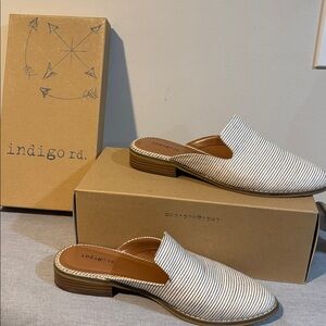 Indigod Slip-On Striped Mules